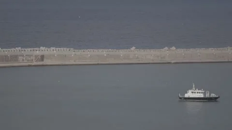 Fishing boat in Tlemcen Video stock 147683110