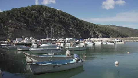 Fishing boat  in Tlemcen Video stock 147693749