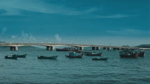 Fishing boats 3 Stockbeeldmateriaal 34570802