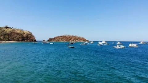 Fishing boats in bay Stock Footage 127122000