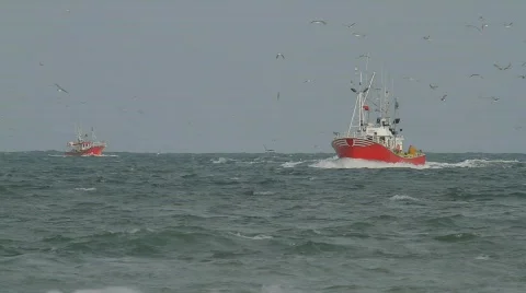 Fishing boats Stock-Footage 795146