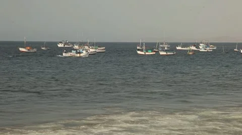 Fishing Boats Video stock 10729959