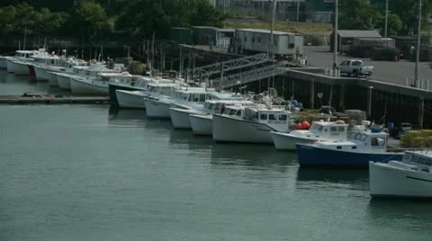 Fishing Boats Video stock 11432317