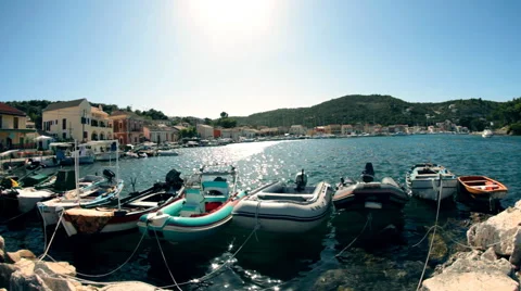 Fishing boats Stock Footage 40897902