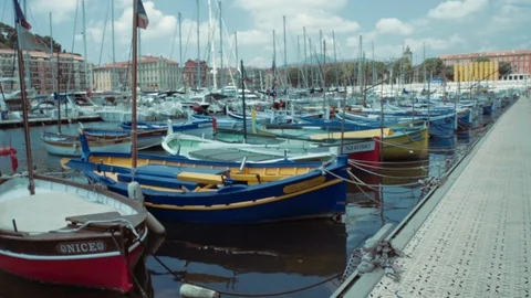 Fishing boats Stock Footage 93902260