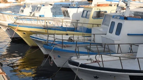 Fishing boats 스톡 동영상 104244065