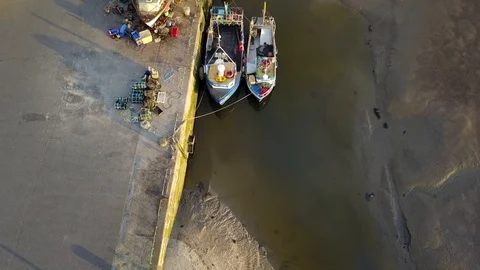 Fishing boats 스톡 동영상 108402254