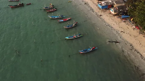 Fishing boats Stock Footage 236458007