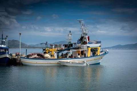 Fishing boats Stock Photos