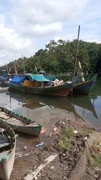 Fishing boats Stock Photos