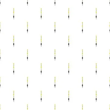Fishing bobber float seamless pattern background design Stock Illustration