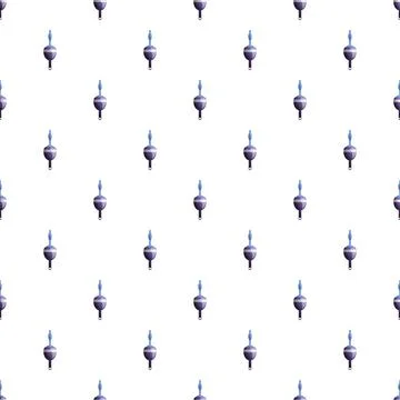 Fishing bobber pattern for sporting hobby background Stock Illustration
