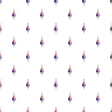 Fishing bobber seamless pattern with floats background 스톡 일러스트