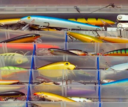 Fishing box Stock-Fotos