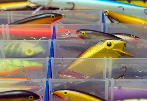 Fishing box Stock-Fotos