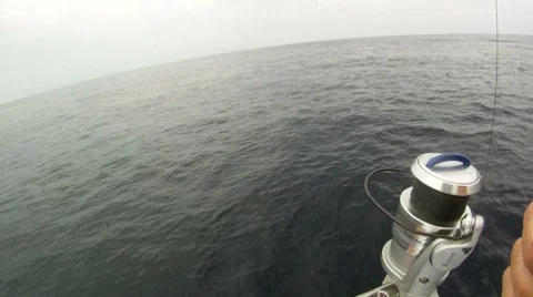 Fishing: Break Off POV Stock Footage 7902622