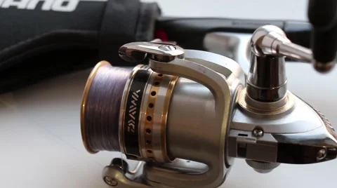 Fishing Coil Video stock 47447673