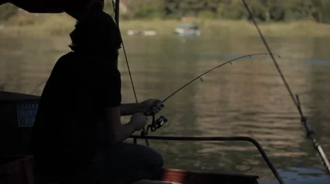 Fishing Dalyan Stock Footage 48391619