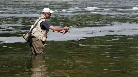Fishing day out Stock Footage 44620844