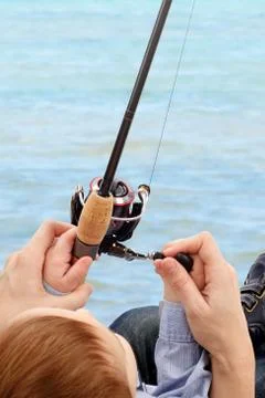 Fishing day Stock Photos
