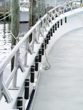 Fishing deck Fotos Stock