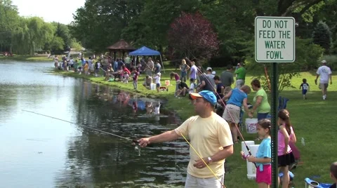 Fishing Derby Stock Footage