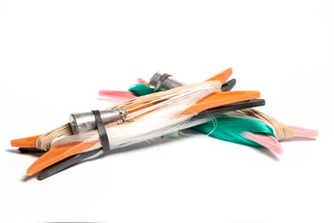 Fishing equipment hook Foto stock