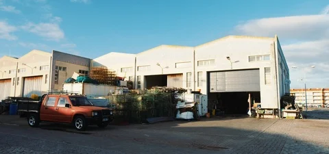 Fishing factory Stock Footage 124300920