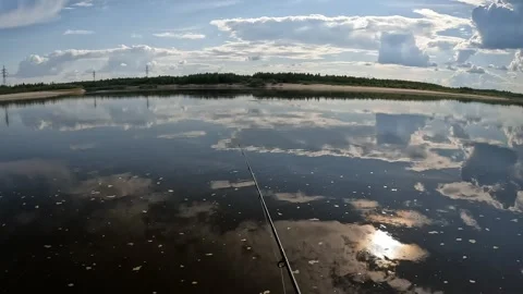 Fishing in the first person 動画素材 285742715
