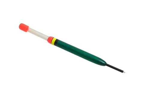 Fishing float isolated on white background. Accessory for angling equipment.. Stock Photos