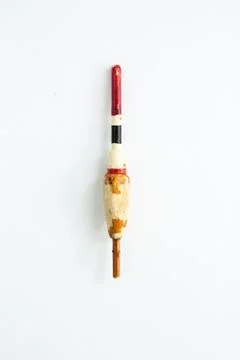 Fishing float on a white background Stock Photos