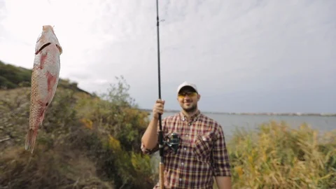 Fishing  Stock Footage 94132629