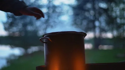 Fishing forest lake 스톡 동영상 93020003