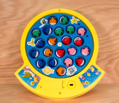 Fishing game 库存照片
