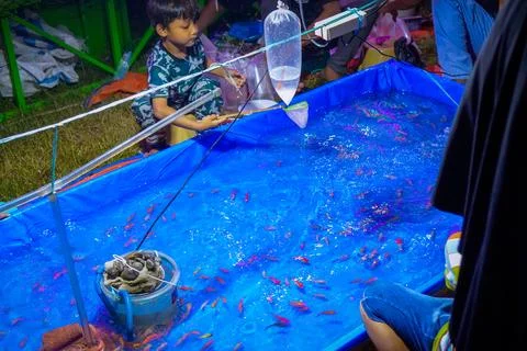 Fishing game Stock Photos