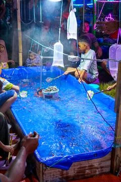 Fishing game Stock Photos