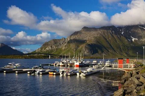 Fishing harbor Stock Photos