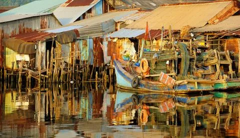 Fishing harbor Stock Photos