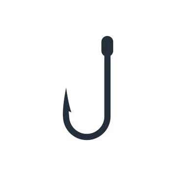 Fishing hook icon, hook icon Stock Illustration