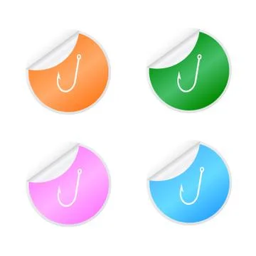 Fishing hook icon Stock-Illustration