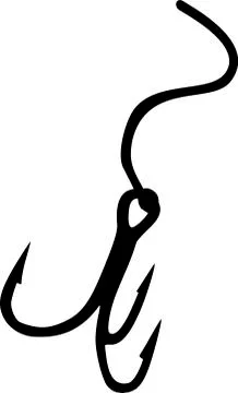 Fishing Hook Icon Stock Illustration