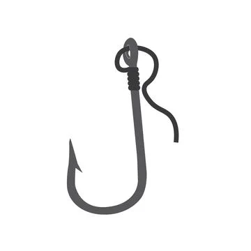 Fishing hook icon Stock Illustration