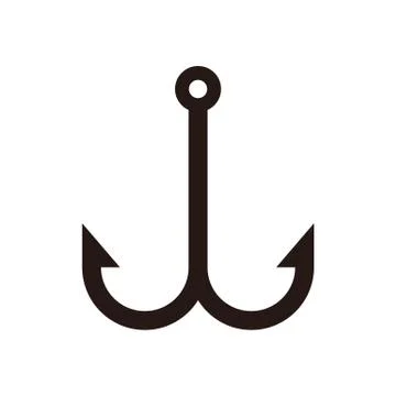 Fishing hook Stock Illustration