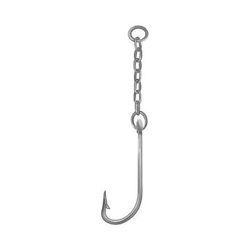 Fishing Hook Illustration Stock Illustration