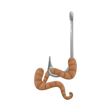 Fishing Hook Illustration Stock Illustration