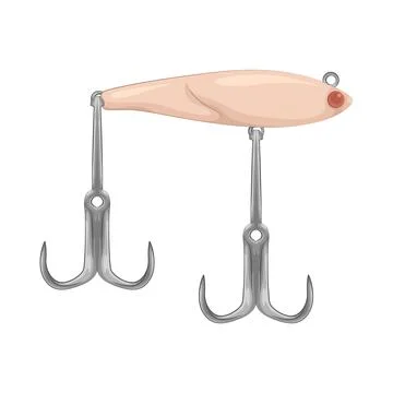 Fishing Hook Illustration 스톡 일러스트