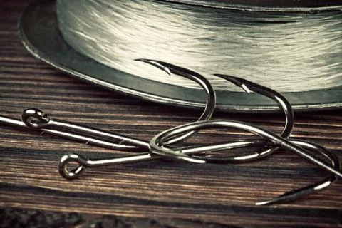 Fishing hooks Stock Photos