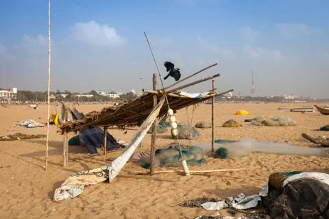 Fishing howels Stock Photos