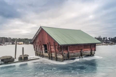 Fishing hut Stock-Fotos