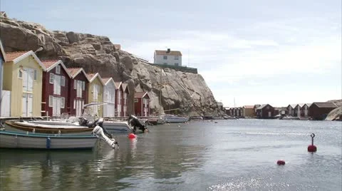 Fishing-huts Stock Footage 11287689